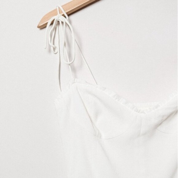 WILFRED Fable Dress White 2 Aritzia - Picture 10 of 13